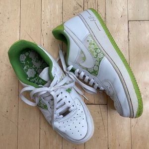 Green Floral Air Force 1